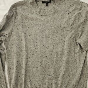Banana Republic Gray Speckled Donegal Sweater